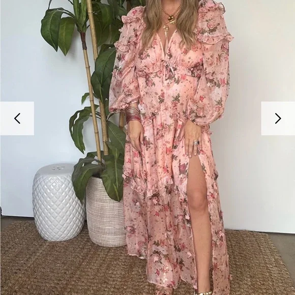 Buddy Love Pink Floral Maxi Dress - Picture 5 of 10
